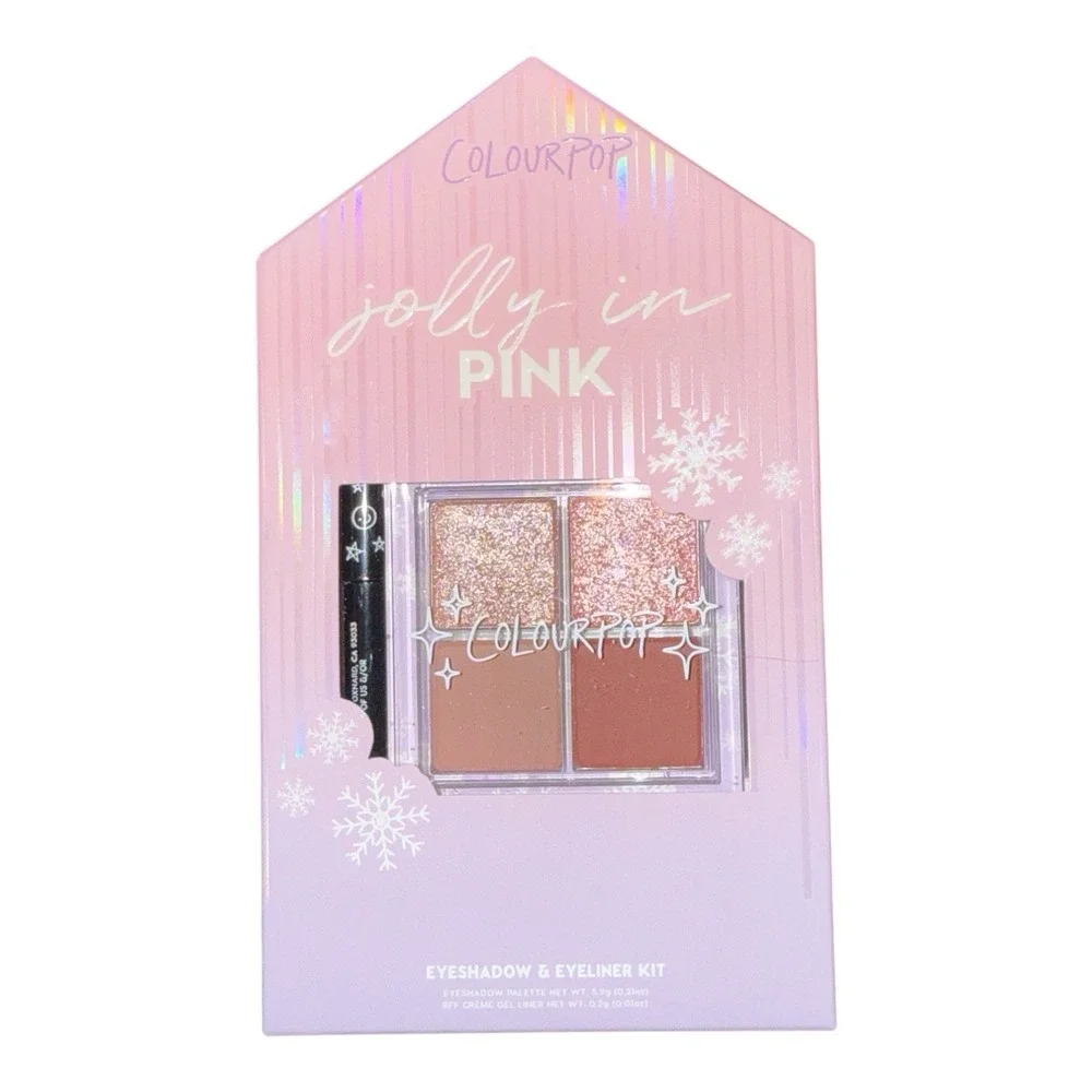 Colourpop Jolly in Pink Eyeshadow Palette & Eyeliner Kit New Special Edition